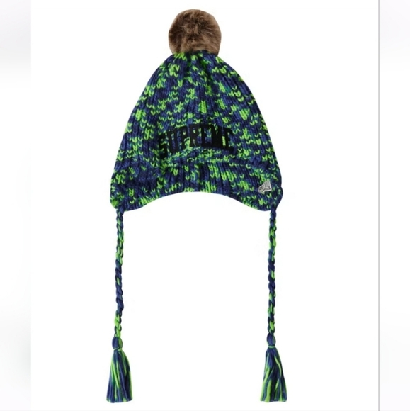 NWT Supreme New Era Toboggan Green Blue Beanie - Picture 1 of 6